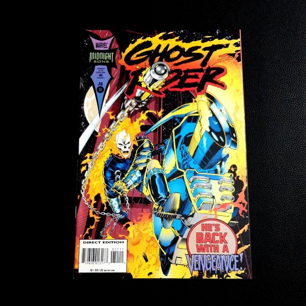 Marvel Comics Ghost Rider #51 Jul 1994 Vintage Book Collectable Mackie Larroca